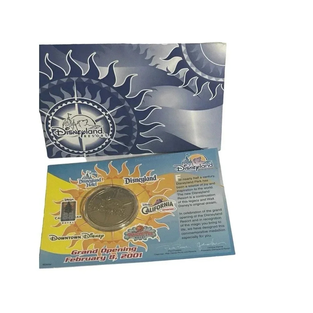 DISNEY California Adventure Grand Opening February 8, 2001 Gold Coin
